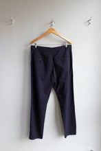 Load image into Gallery viewer, Universal Works - Military Chino - Navy Seersucker - flat back
