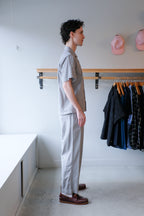 Universal Works - Fatigue Shirt - Grey Cotton - side
Universal Works - Oxford Pant - Grey Cotton - side