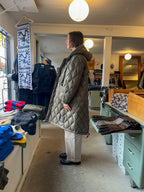 Universal Works - Parka - Dark Olive - flat side