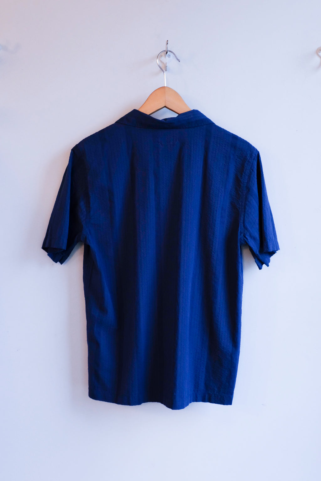 Universal Works - Road Shirt - Blue Maui Cotton  - back