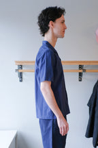 Universal Works - Road Shirt - Blue Maui Cotton - side