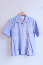 Universal Works - Road Trip Shirt - Blue Oxford  -front