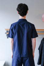 Universal Works - Tropicana Shirt - Navy Oxford - back