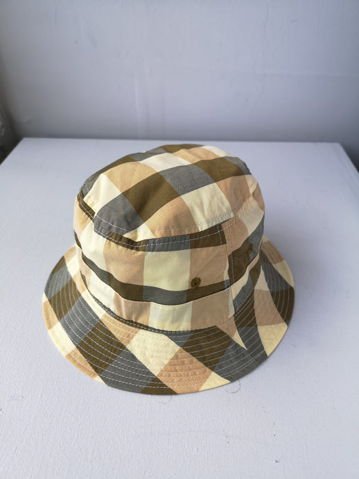 Universal Works Bucket Hat - Compact Check Sand