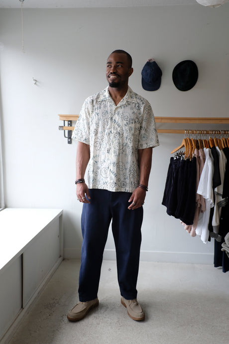 YMC - Twisted Seam Trouser - Navy - fornt