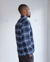 Load image into Gallery viewer, Universal Works - Easy Over Jacket - Navy Check - side
