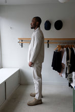 Load image into Gallery viewer, Universal Works - Military Chino - Grey Stripe - side
