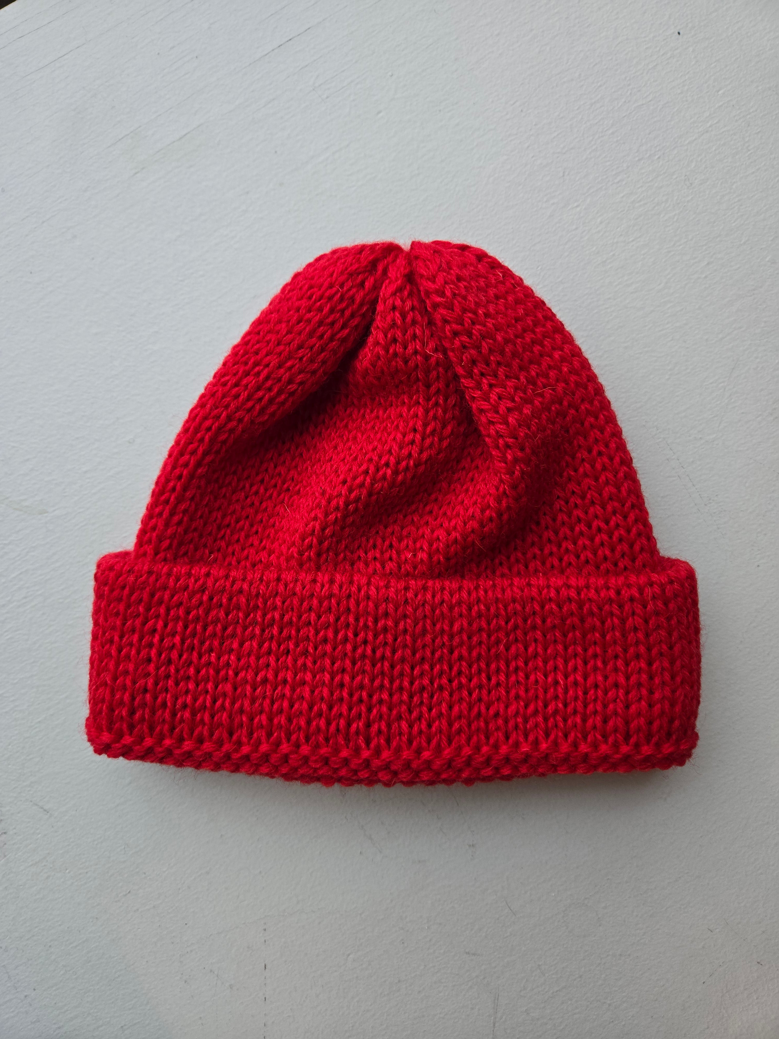 Universal Works - Short Watch Cap - Red