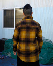 Load image into Gallery viewer, Universal Works - Work Shirt - Mustard Check Flannel - back
