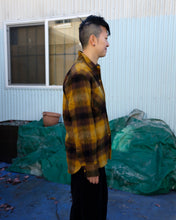 Load image into Gallery viewer, Universal Works - Work Shirt - Mustard Check Flannel - side
