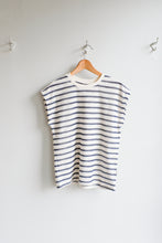 Load image into Gallery viewer, wemoto - Chloe T-Shirt - Navy Blue - flat front
