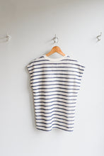 Load image into Gallery viewer, wemoto - Chloe T-Shirt - Navy Blue - flat back
