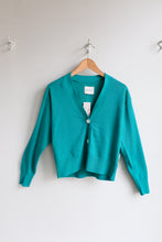 Load image into Gallery viewer, Wemoto - Hazel Cardigan - Teal - flat front
