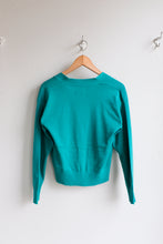 Load image into Gallery viewer, Wemoto - Hazel Cardigan - Teal - flat back
