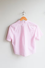 Load image into Gallery viewer, Wemoto - Minou Seersucker Shirt - Light Pink - flat back
