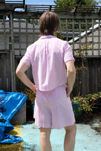 Load image into Gallery viewer, Wemoto - Minou Sbackeersucker Shirt - Odile Seersucker Shorts - Light Pink - 
