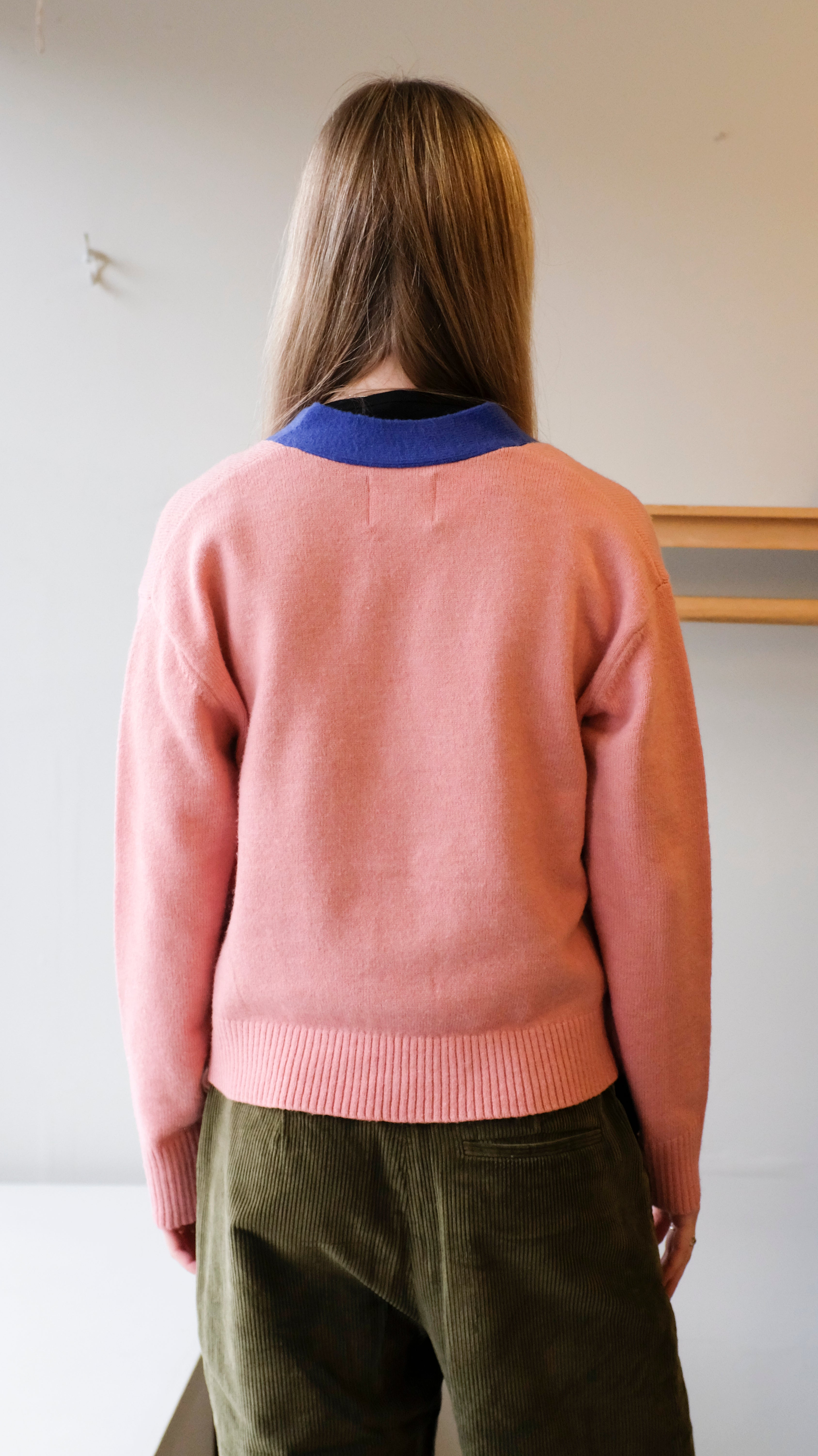Wemoto - Ruth Cardigan - Pink  - flat back