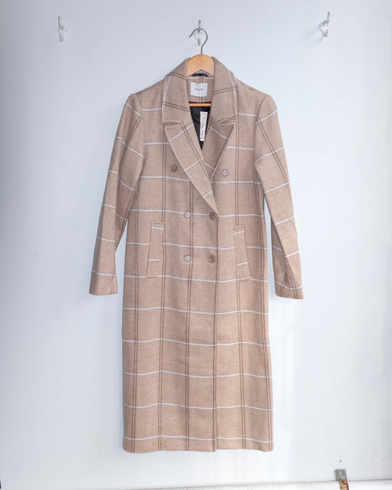 Wemoto - Keri Wool Overcoat - Brown - front