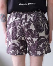 Load image into Gallery viewer, Samsoe Samsoe - Moses Swim Shorts - Cream Figures - back
