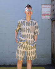 Load image into Gallery viewer, Wmenswear - Combat Shorts - Block Print - front
