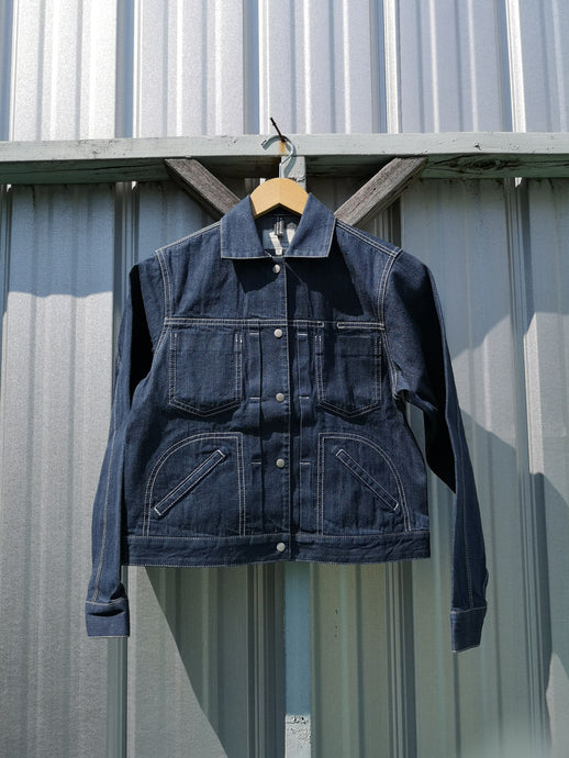 W'menswear Engineer's Jacket - Denim - front