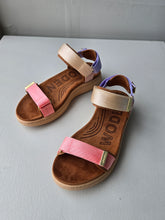 Load image into Gallery viewer, Woden Line Sandal - Butter Multi
