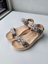Load image into Gallery viewer, Woden Line Sandal - Leopard Suede
