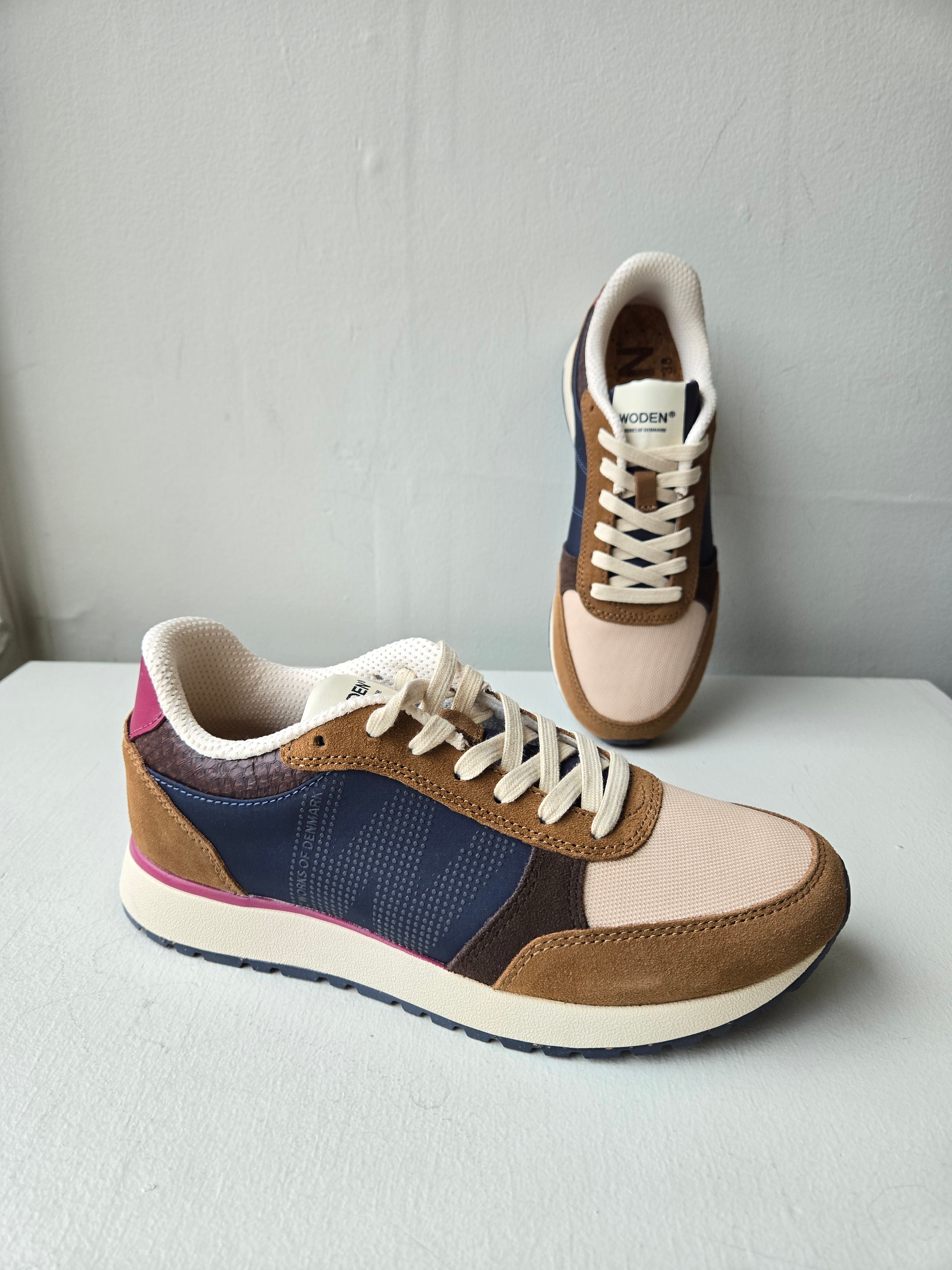 Woden - Ronja Sneaker - Caramel Multi