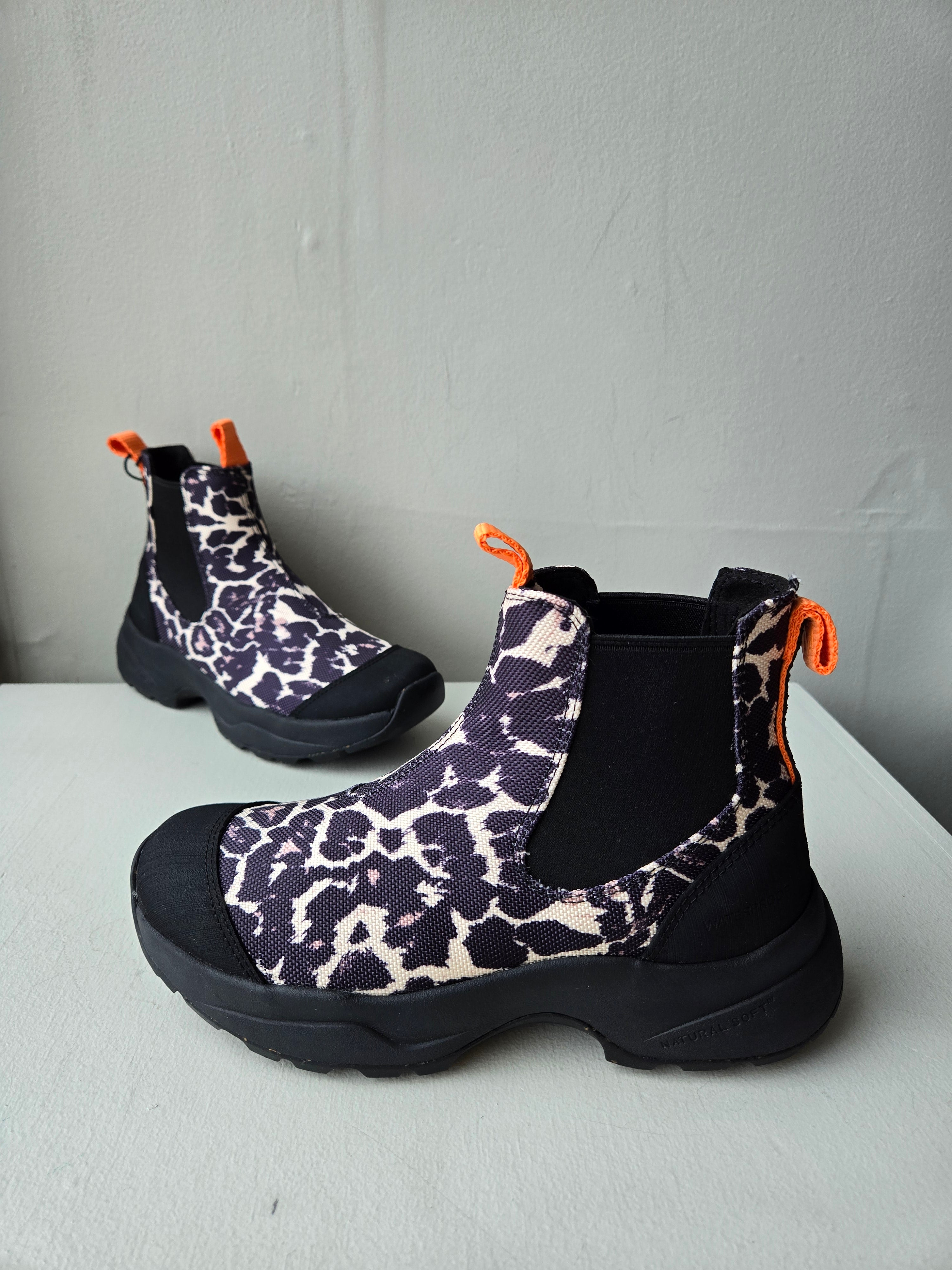 Woden - Siri Leo Waterproof Boot - Leopard