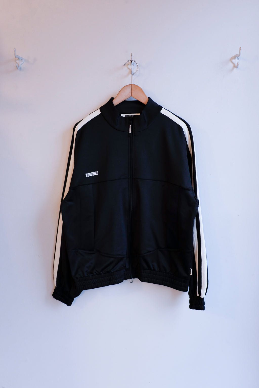 Woodbird - Chang Track Jacket - Black - Front
