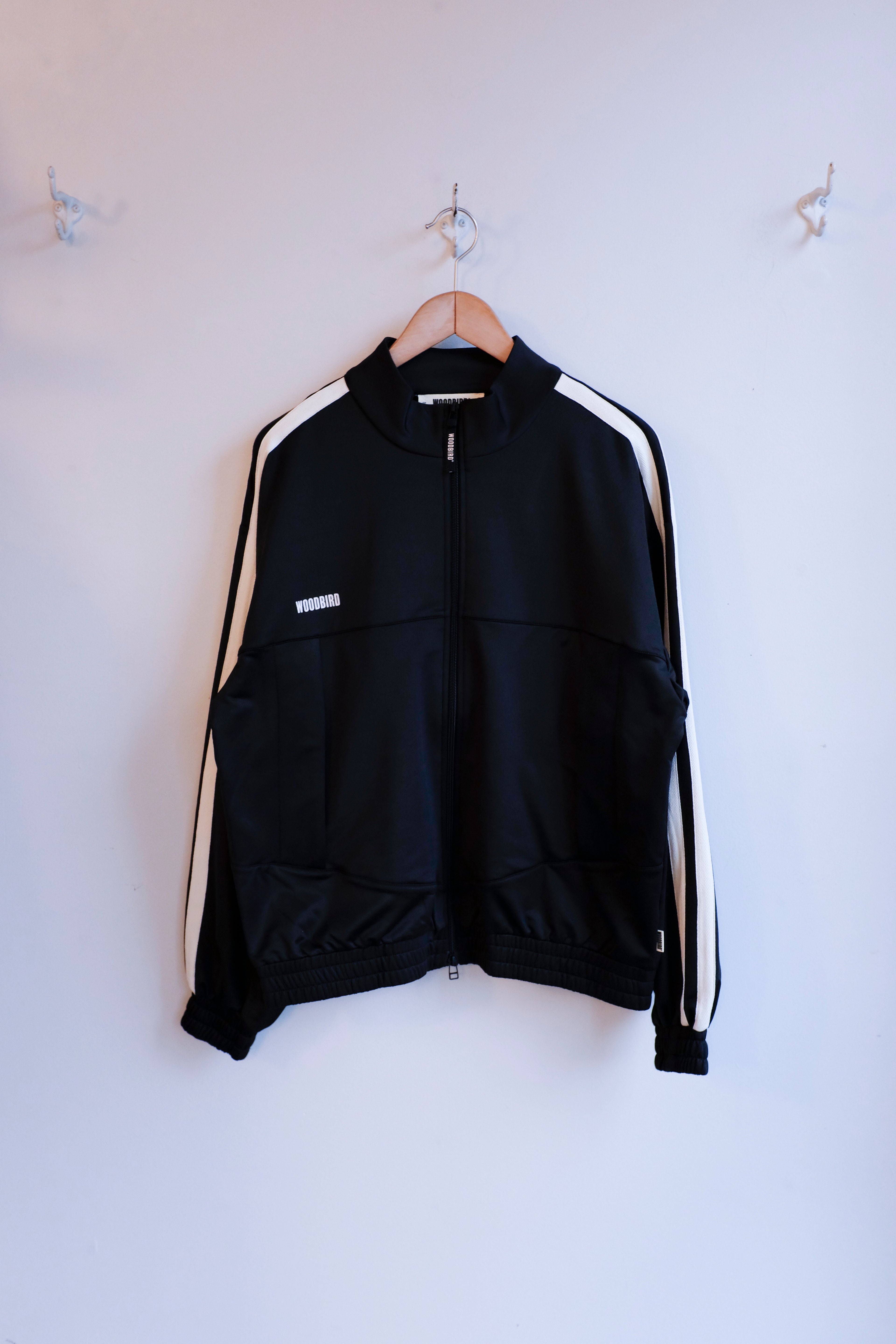 Woodbird - Chang Track Jacket - Black - Front
