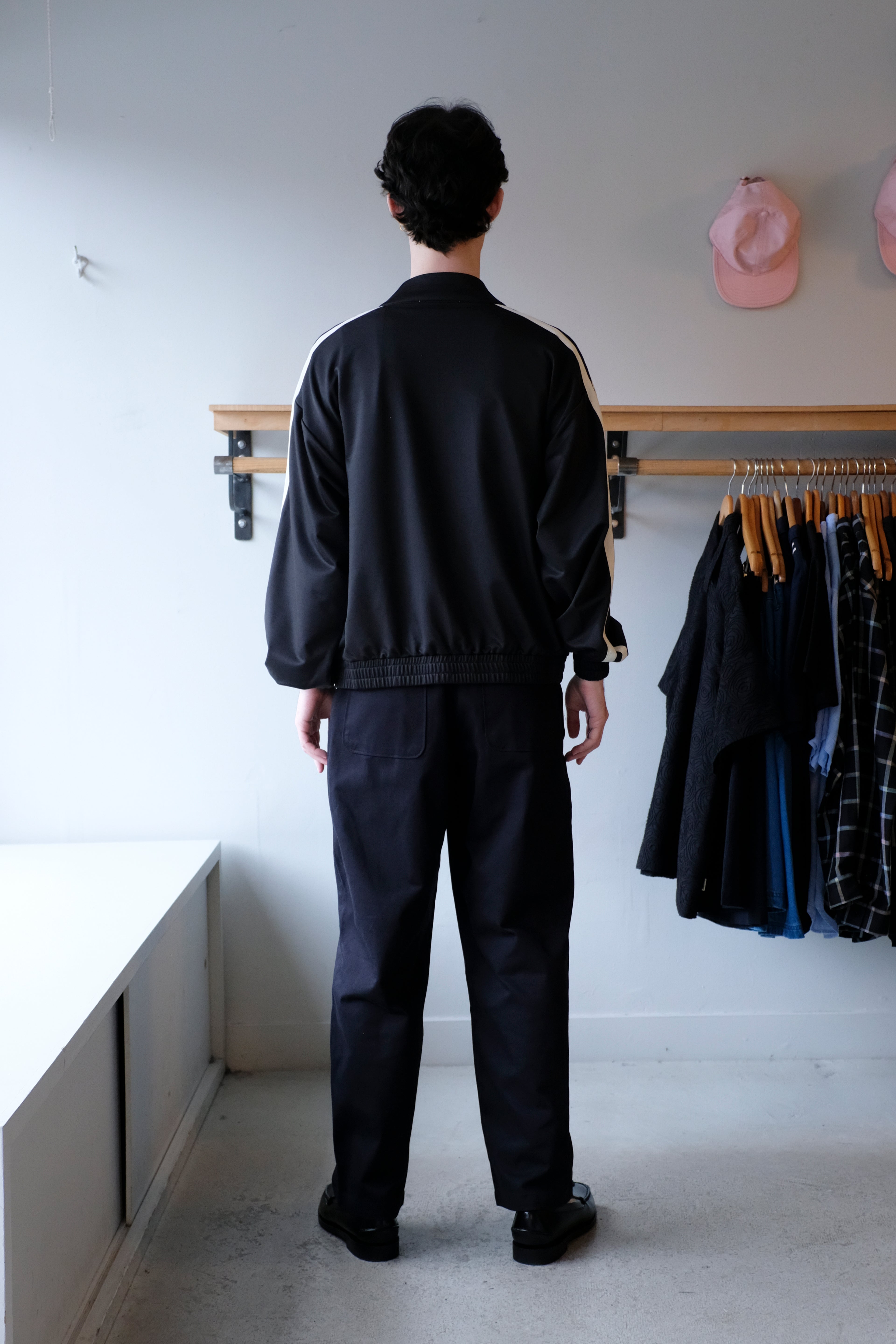Woodbird - Chang Track Jacket - Black - back
