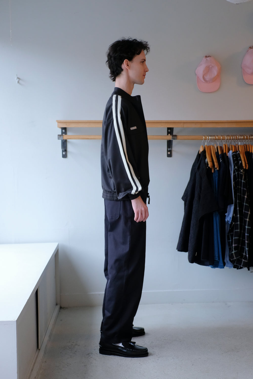 Woodbird - Chang Track Jacket - Black - side