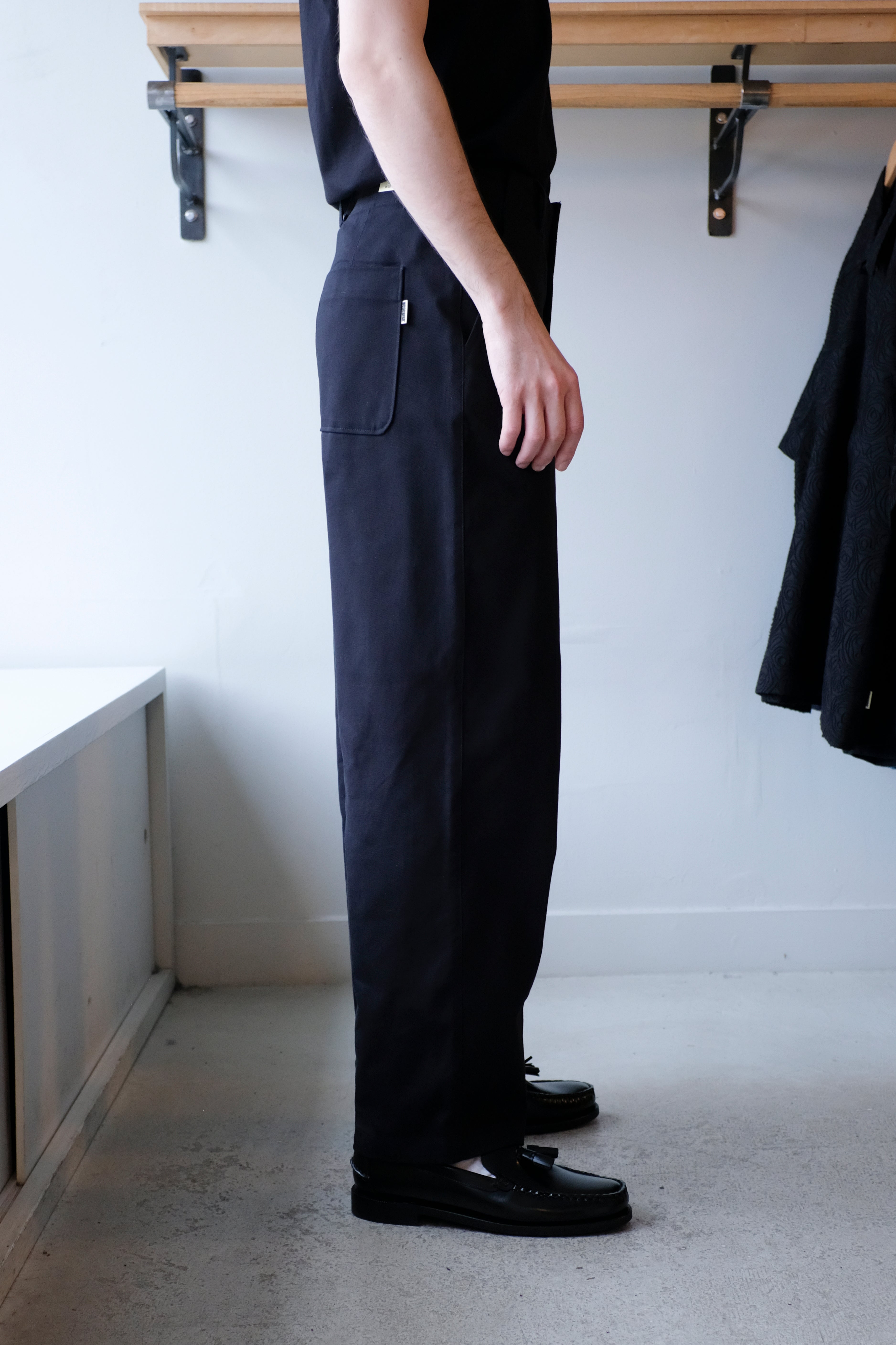 Woodbird - Wu Chino Pants - Black - side