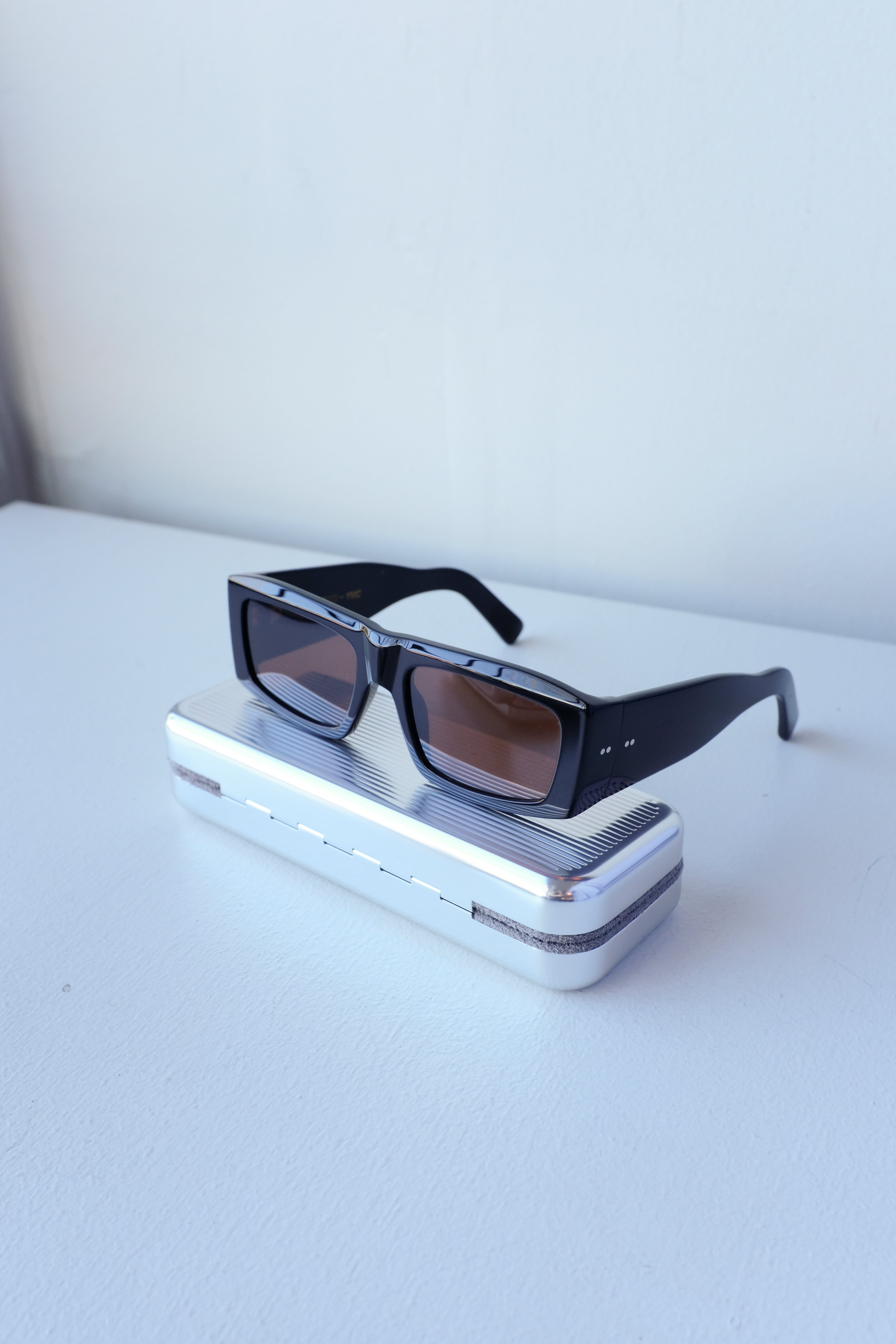 YMC - Akira Sunglasses - Black/Brown