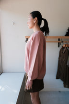 Bellow Sleeve Sweater - Pink