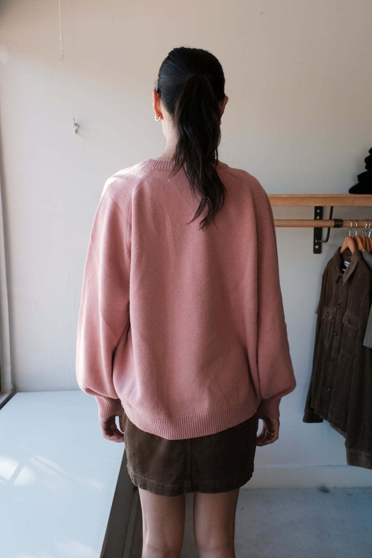 Bellow Sleeve Sweater - Pink