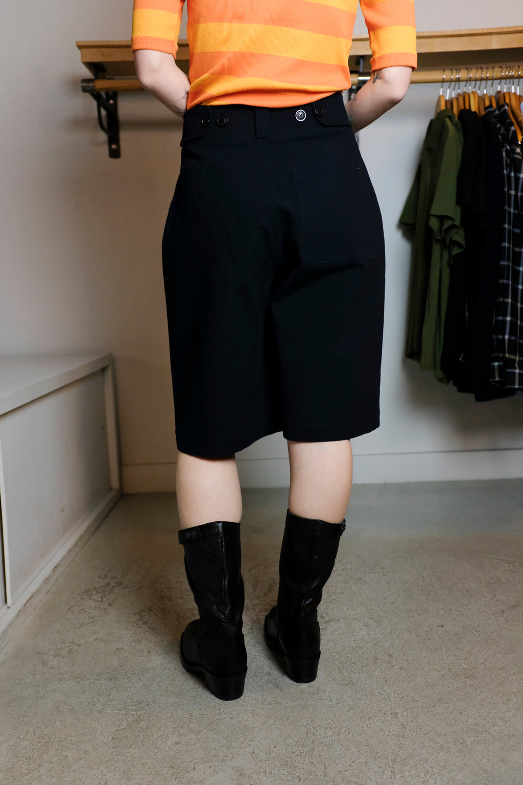 YMC - Carax Short - Black - Back
