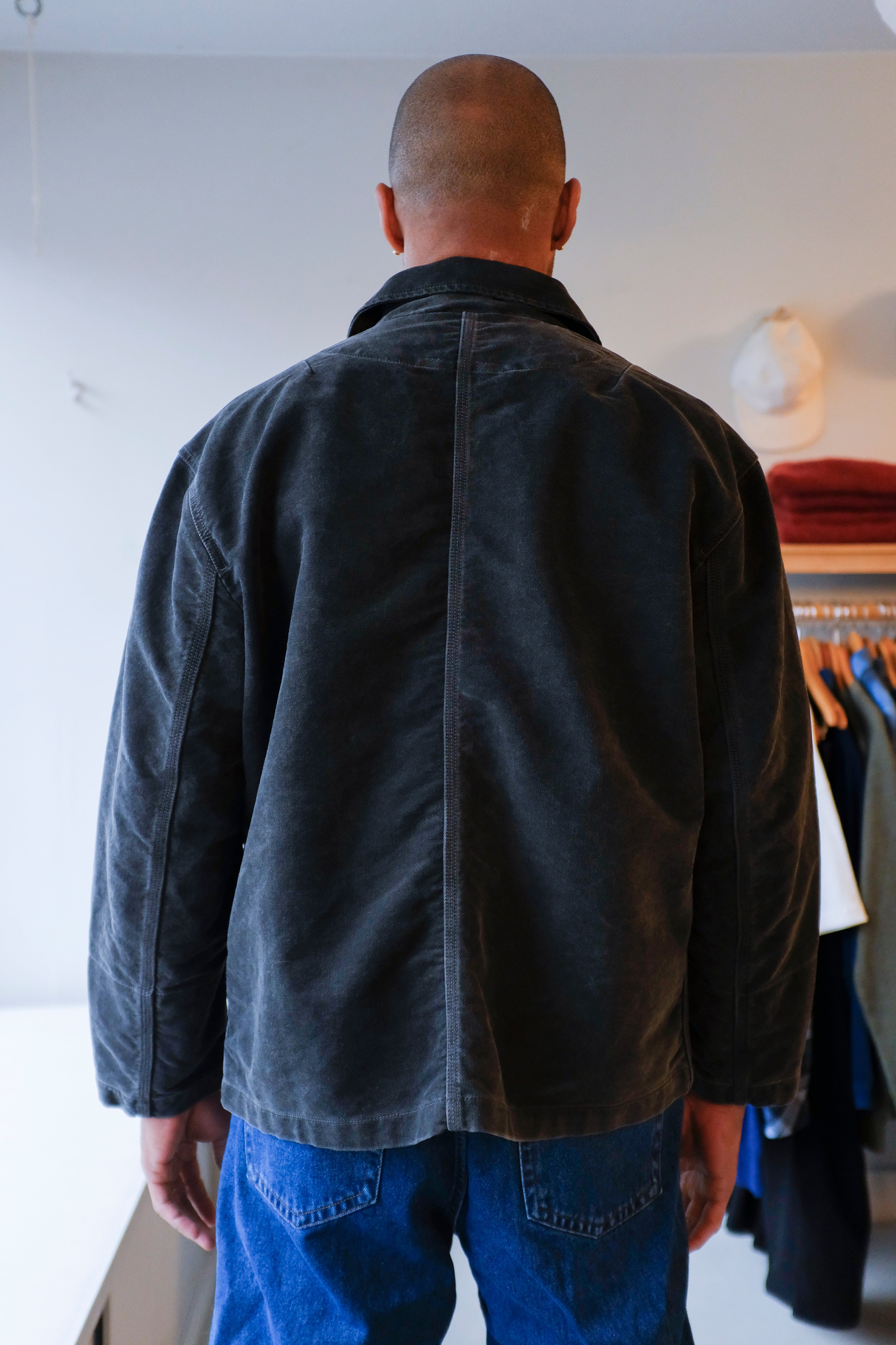 YMC - Construction Jacket - Charcoal - back
