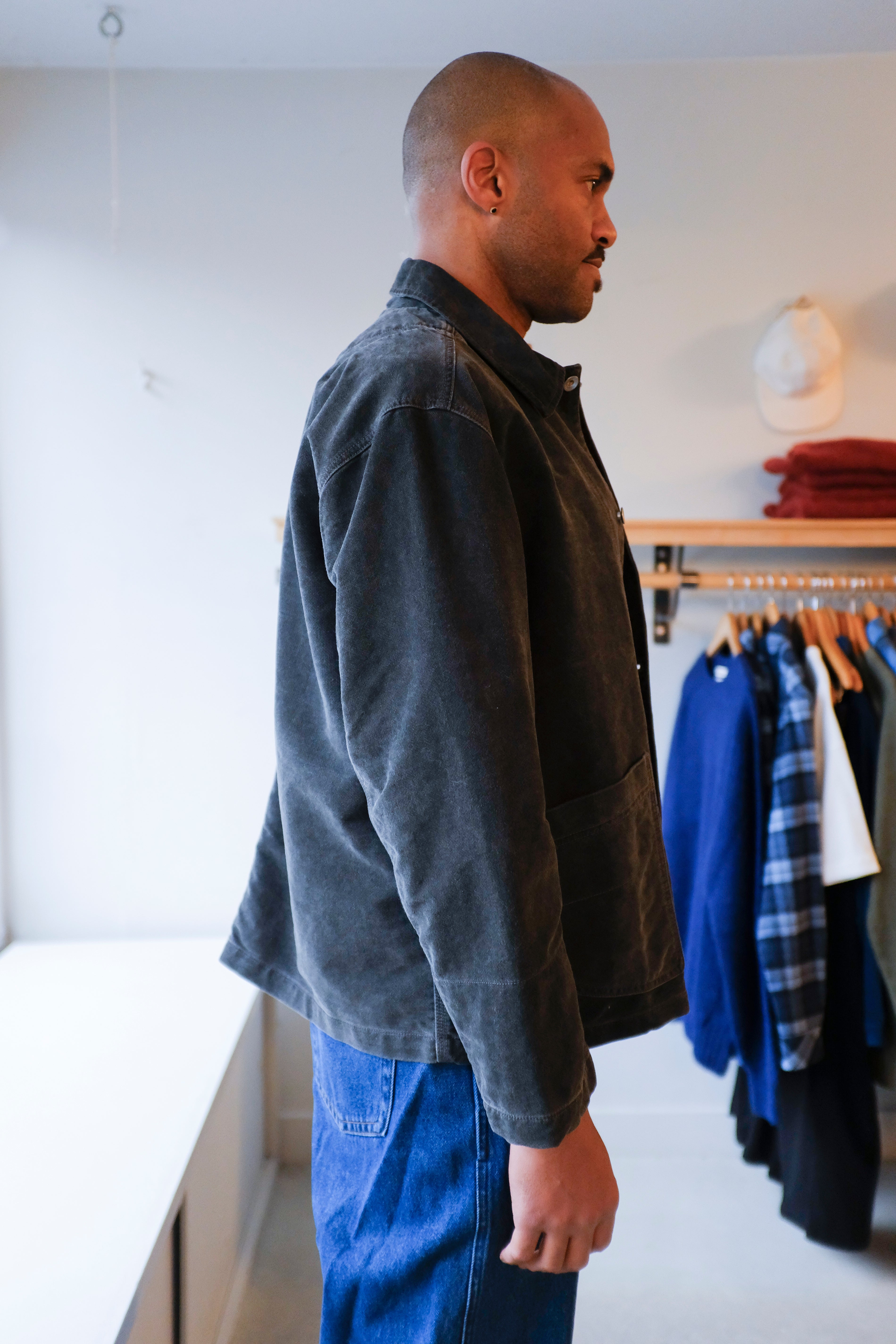 YMC - Construction Jacket - Charcoal - side