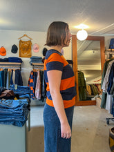 Load image into Gallery viewer, YMC - Day T-Shirt - Navy/Spice - side
