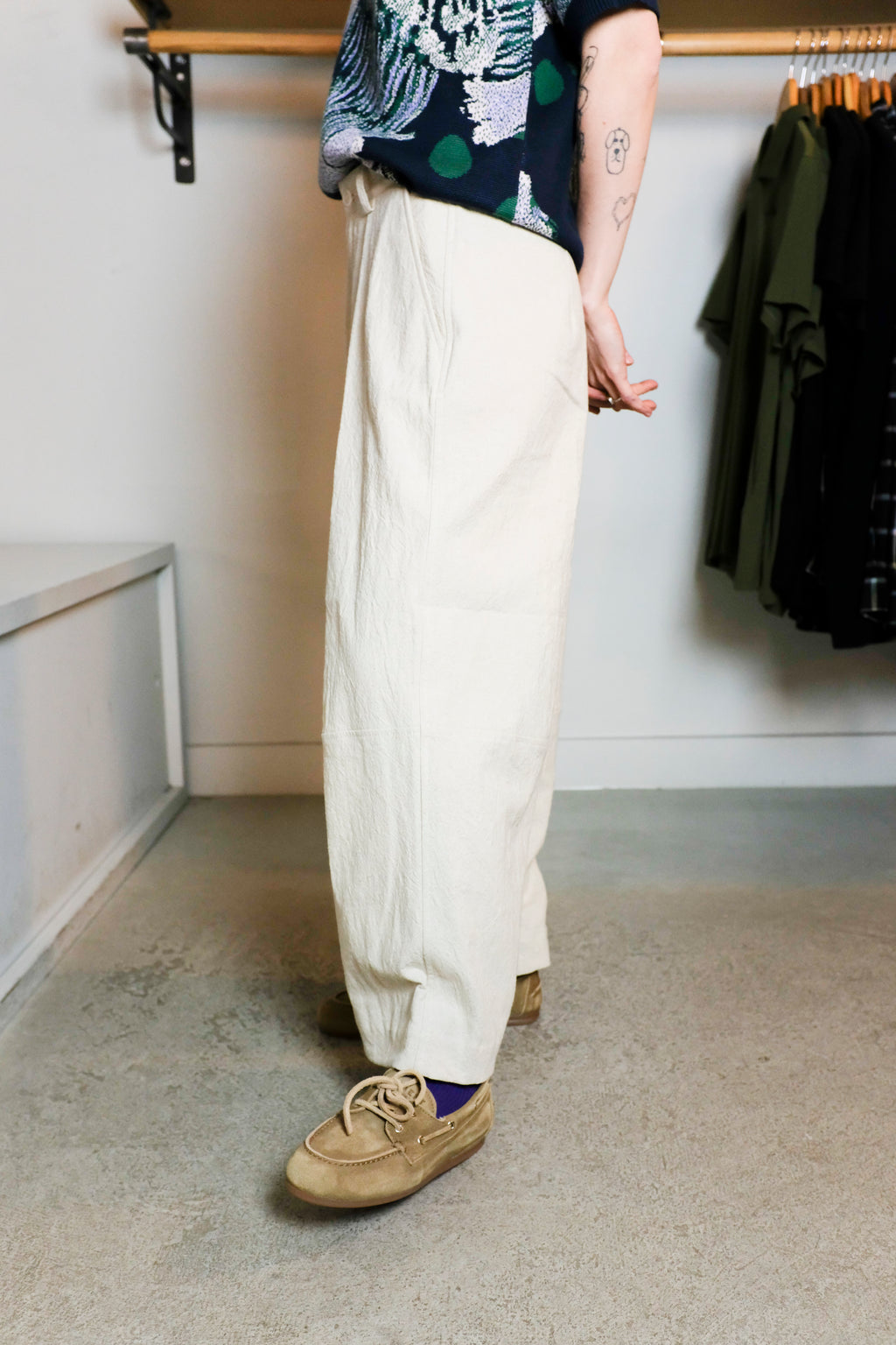 YMC - Deadbeat Trouser (Women's) - Stone - Side