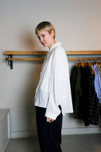 YMC - Kengo Shirt - White Lace - Side
