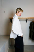YMC - Kengo Shirt - White Lace - Side