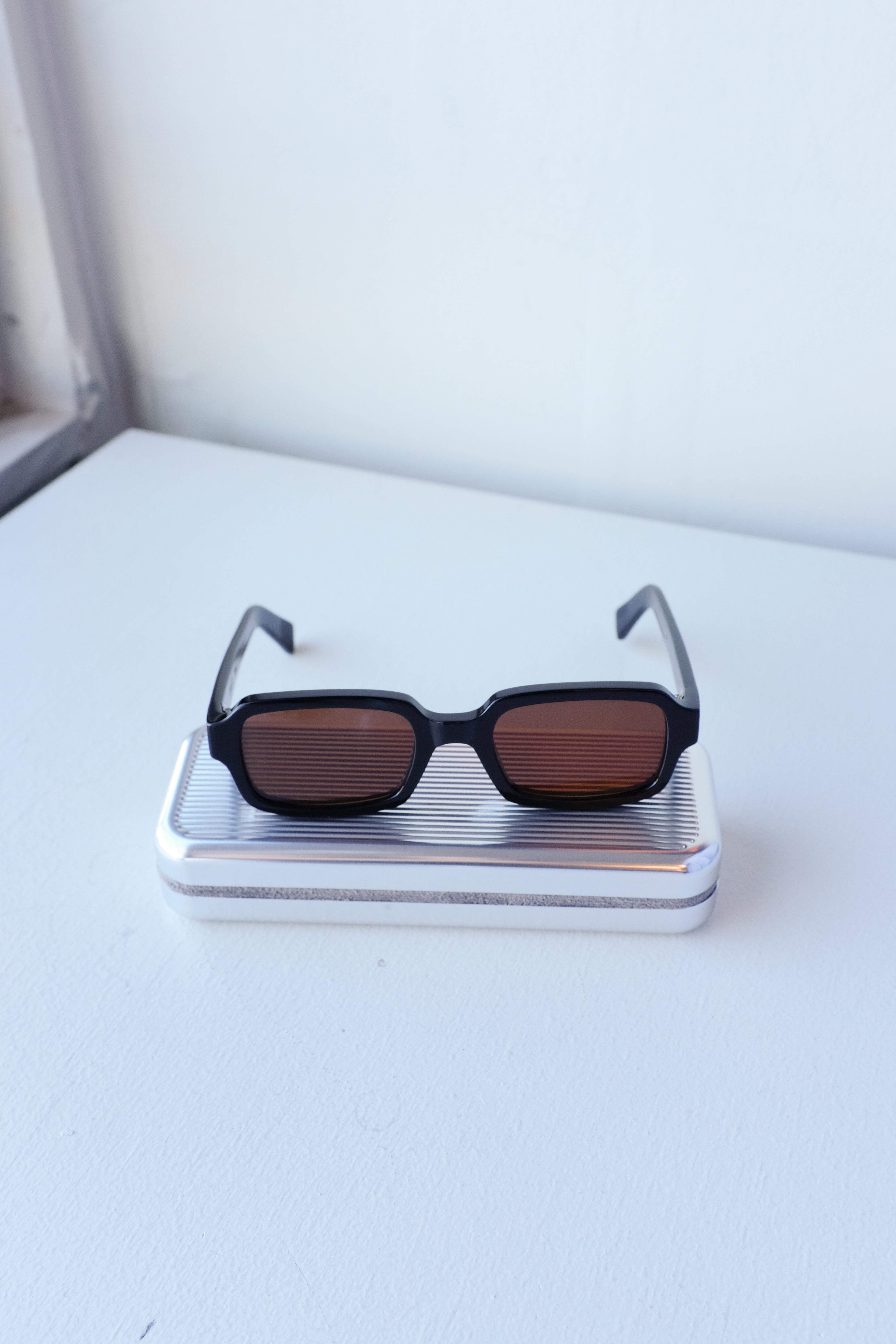 YMC - Kitano Sunglasses - Black/Brown