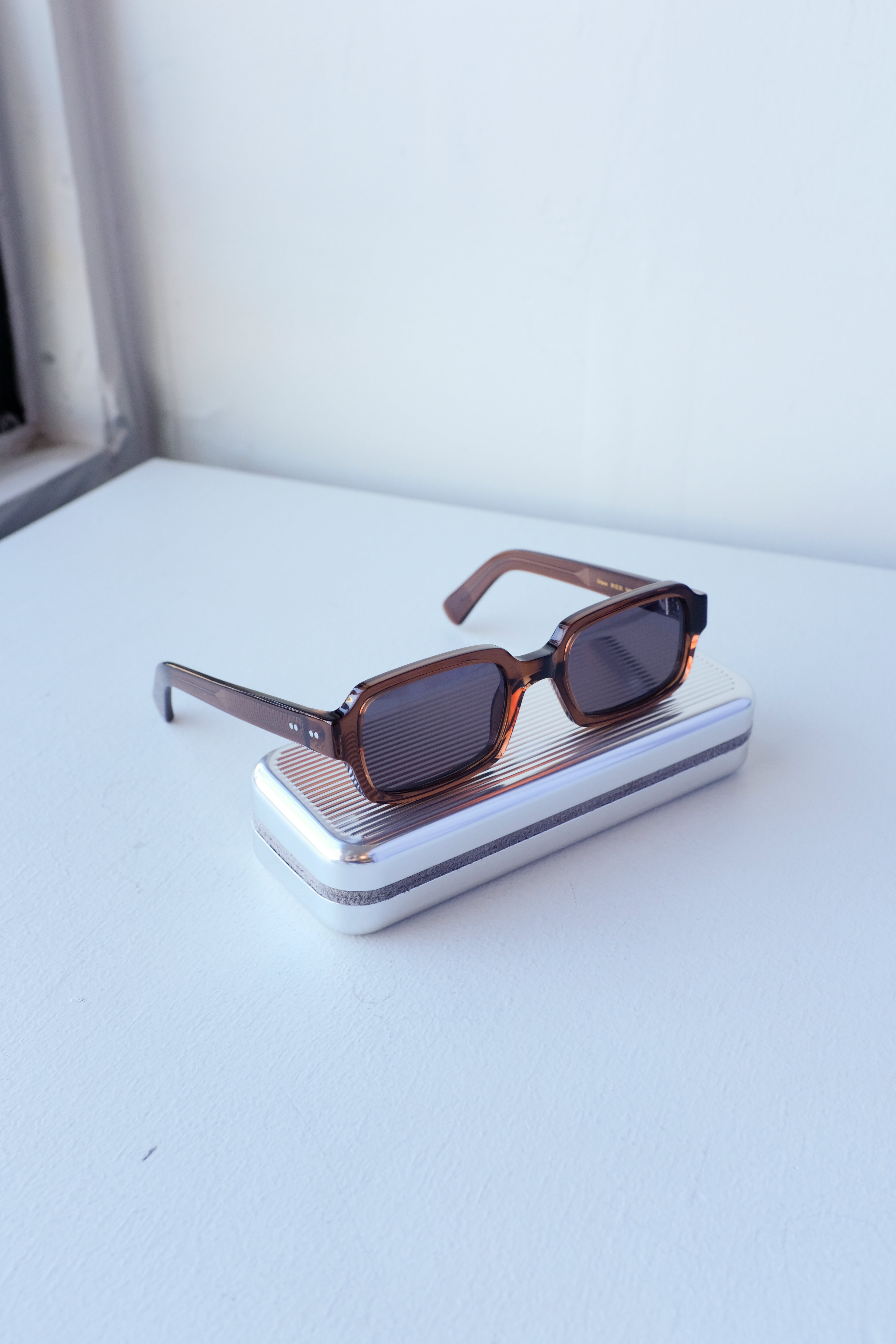 YMC - Kitano Sunglasses - Amber/Grey