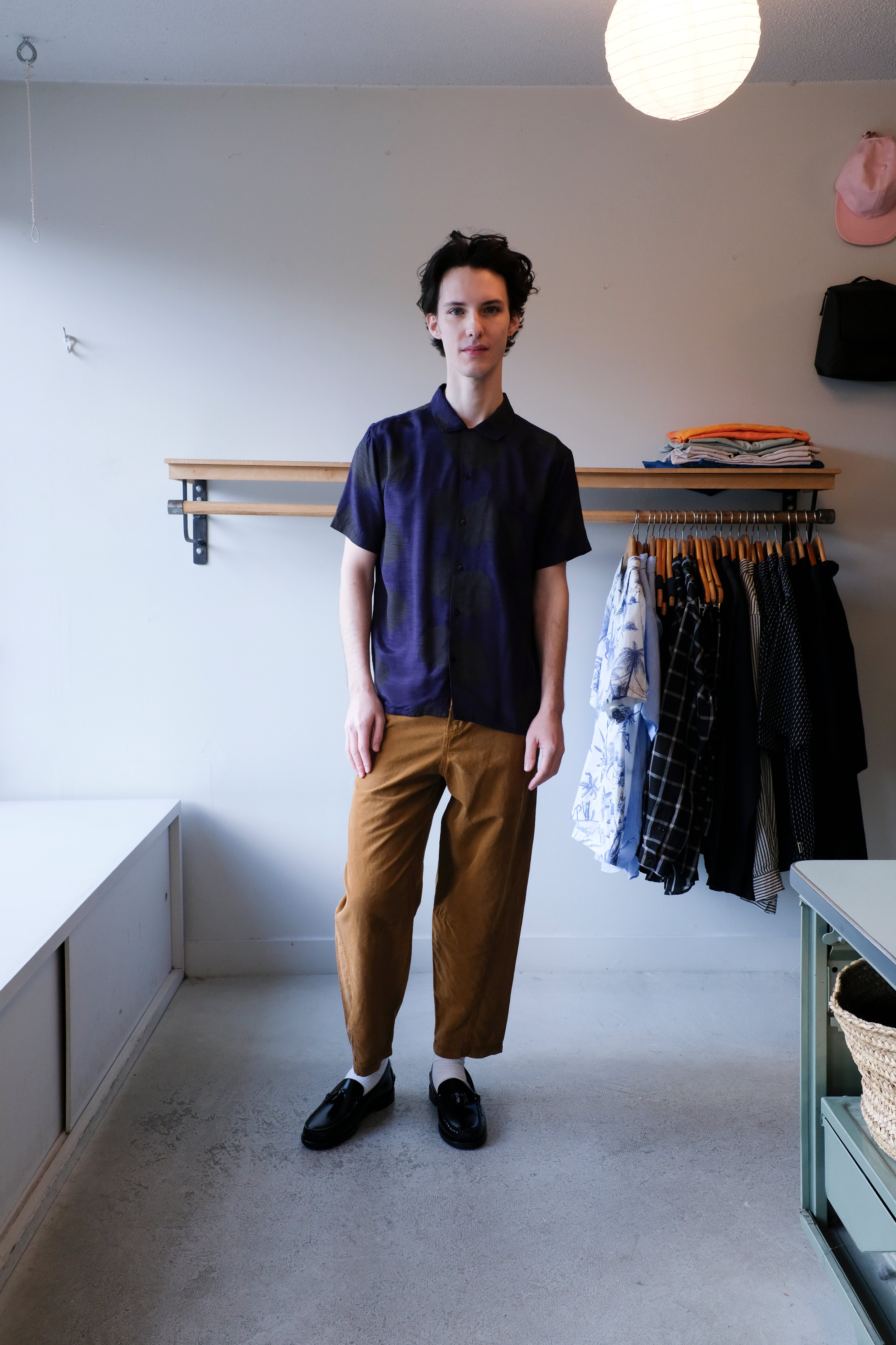 Twisted Seam Trouser - Orange