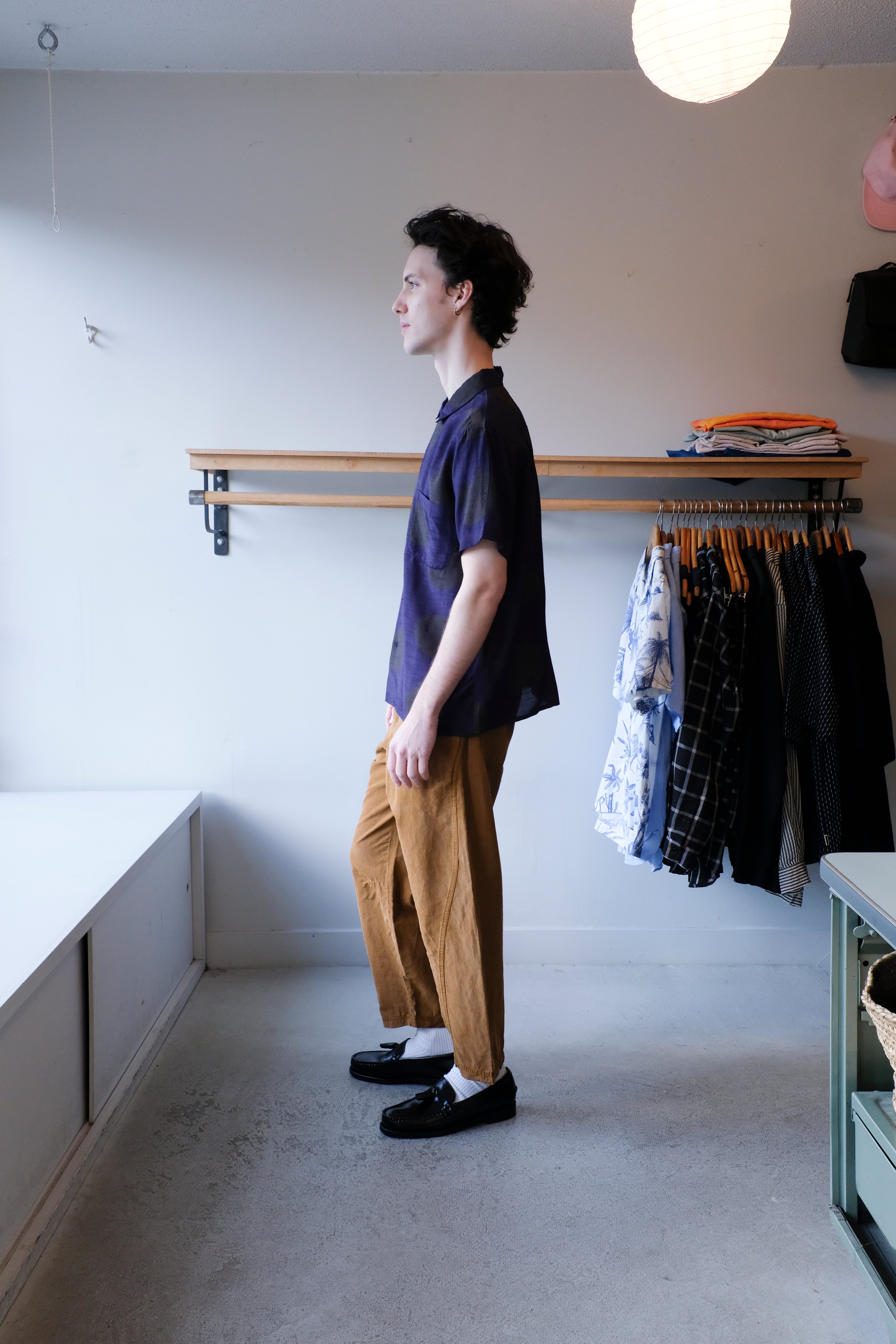 Twisted Seam Trouser - Orange