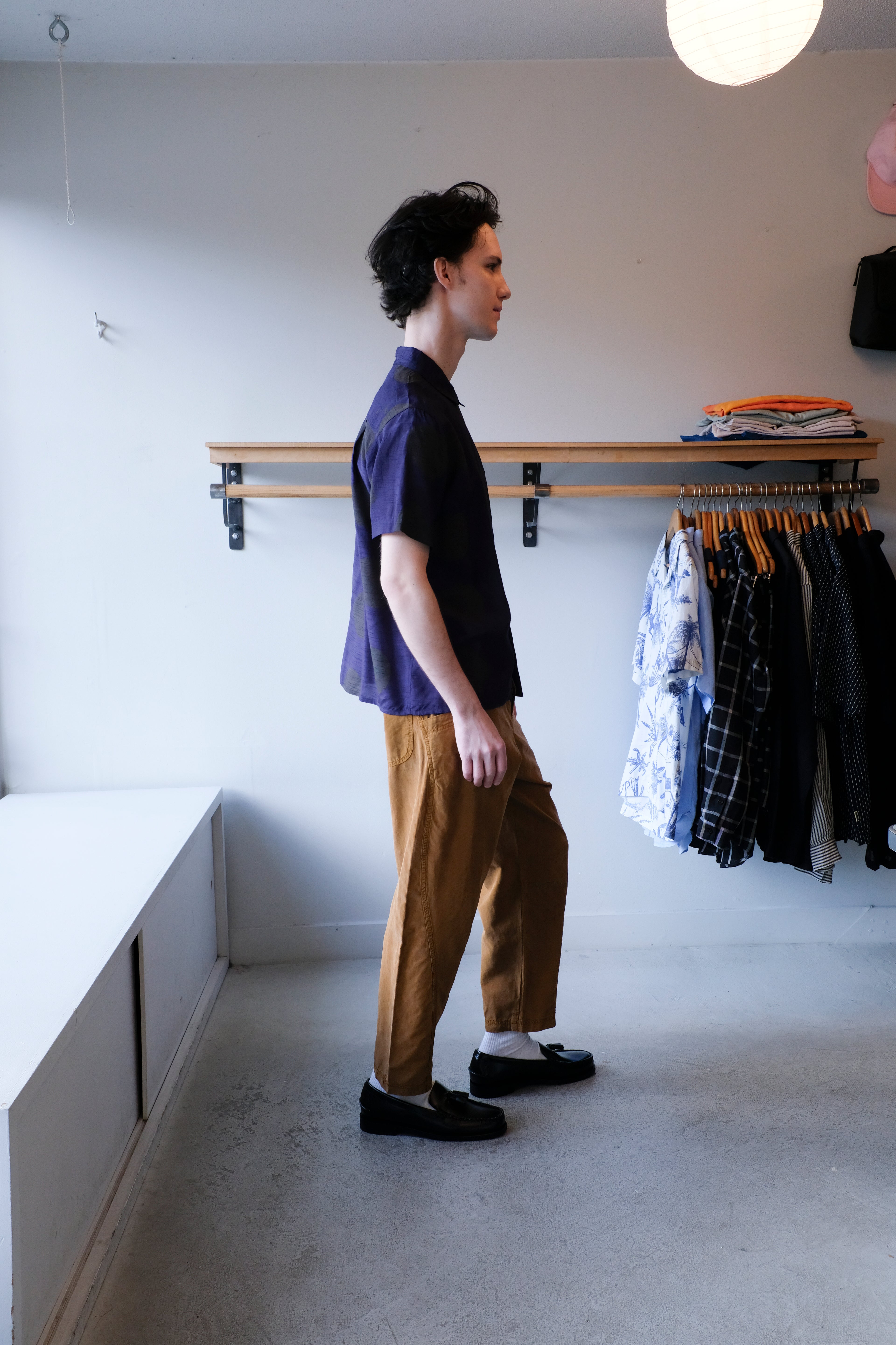 Twisted Seam Trouser - Orange