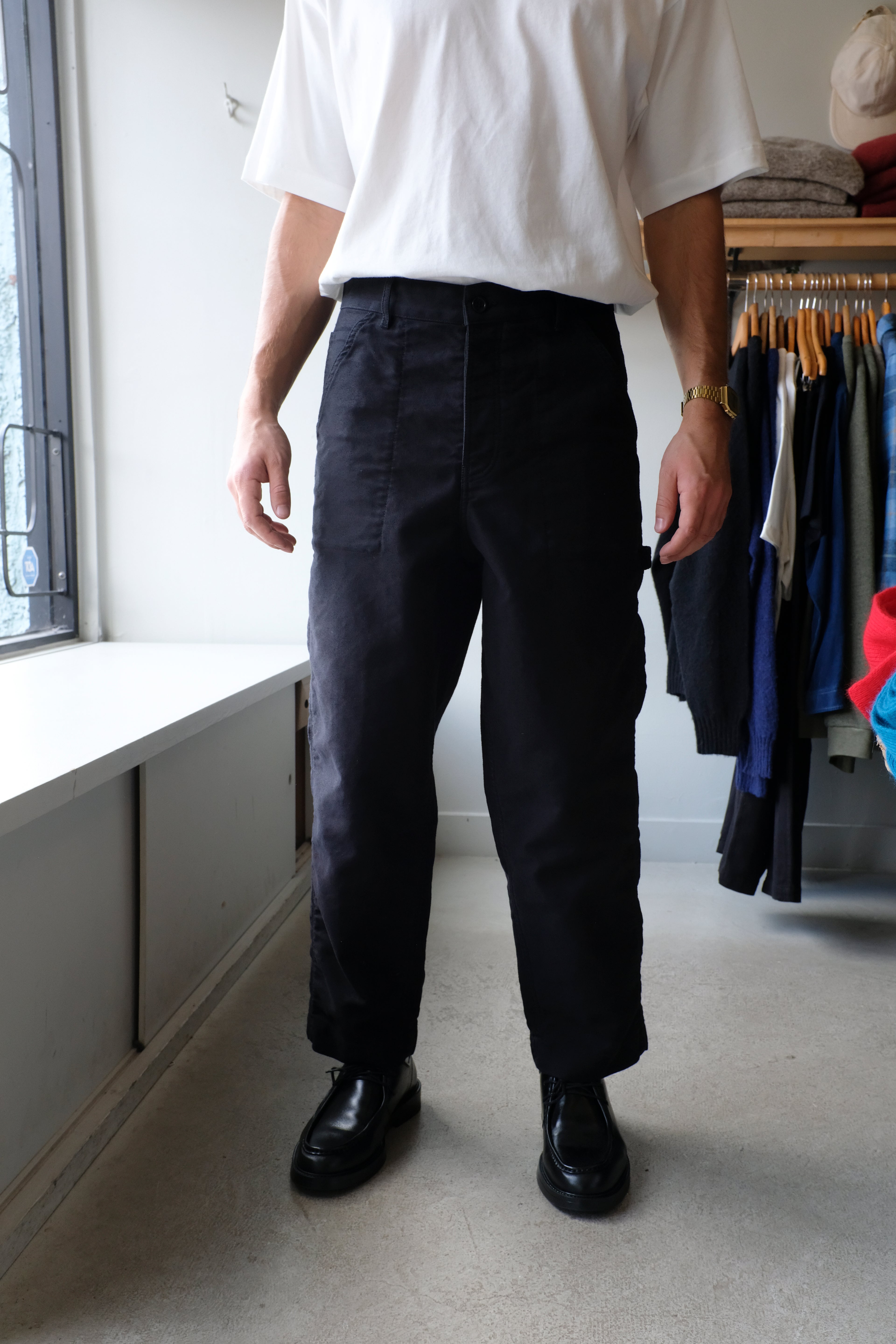 YMC - Painter Trouser - Black - flat front